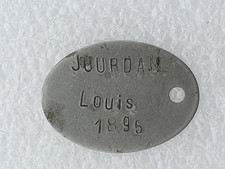 Plaque d'identité Jourdan