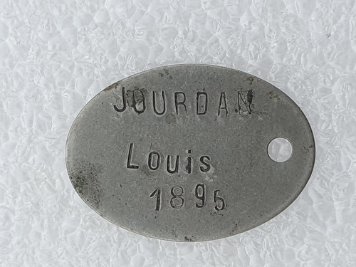 Plaque identité jourdan - plaque, d'identité