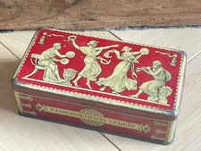 Ancienne boite en tôle lithographiée établissements Debray - Publicité 