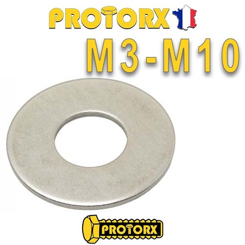 Rondelle metal inox plate - metal,