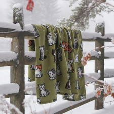 Plaid de canapé en laine