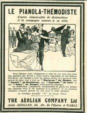 Publicité ancienne piano