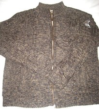 BLOUSON / GILET CHINE BRUN/BEIGE HOMME DOUBLURE SUÉDINE 4XL (F)