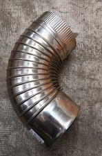 Coude inox  Plissé  à 90° -