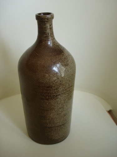 Bouteille grès vernissé - bouteille,