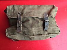 musette militaire  Toile et Cuir Porte Chargeur FM WW1 WW2 Sacoche