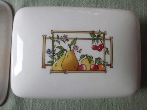 Beurrier porcelaine villeroy - porcelaine,
