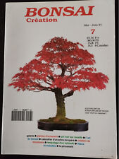 BONSAI Création n°7 du 5-6/1991; Pin noir/ Création de miniature/ ishitsuki