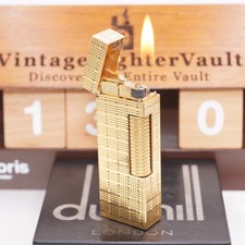 Briquet Dunhill motif tartan