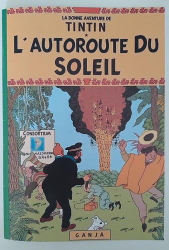 Pastiche tintin l autoroute - pastiche,