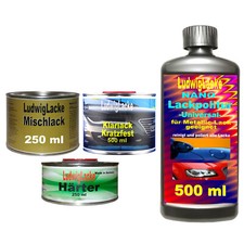 Rouge Tornade 9310 pour Audi 1,25 Litre Set Peinture Auto Prêt & Vernis