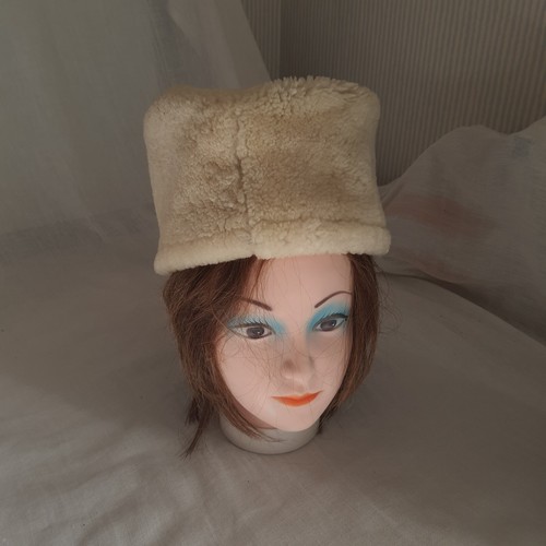 Toque femme peau mouton - toque,