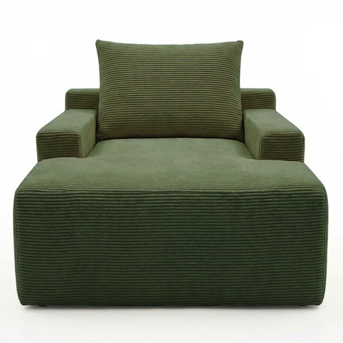 Fauteuil lounge velours - fauteuil,