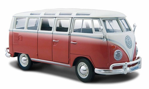 Volkswagen samba van rouge - volkswagen,