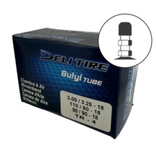 chambre à air moto 300/325 x 18 valve droite tr4 a vis