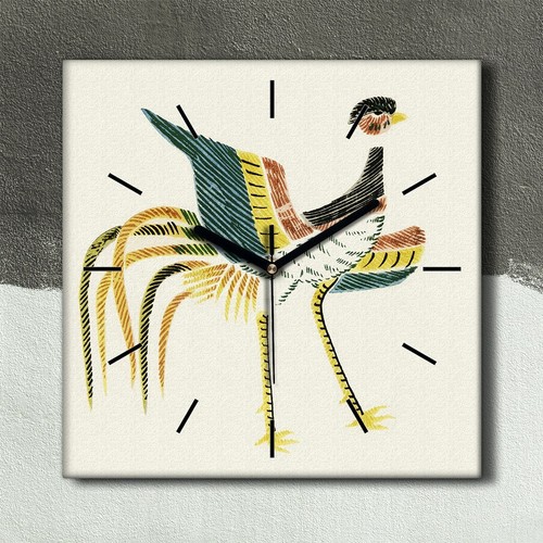 Horloge décorative sur toile