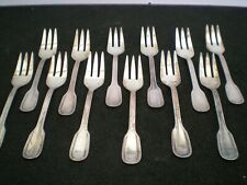 12 FOUCHETTES ARGENTERIE A DESSERT DEUX POINCONS CUISINE