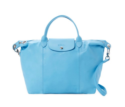 New longchamp pliage cuir - longchamp,