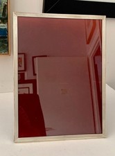 Cadre photo en Argent  Massif Sterling 950 et Acajou   24,5 X 18,5 cm.