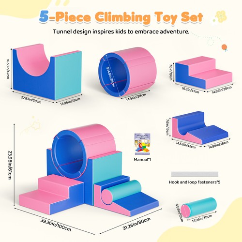 5pc toddler foam play set - 5pc,