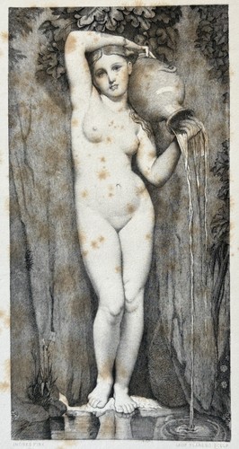 Ingres flameng gravure eau - /,