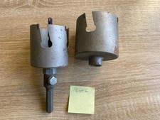 lot N°6 de 2 scies trepan matériaux denses diamètre 68 et 80 MM HB germany