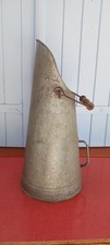 ANCIEN SEAU A CHARBON EN ZING TÔLE Cheminée Parapluie Canne Vintage