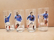 4 verres Coupe monde Football Équipe France 98 Verre McDo Coca McDonald’s