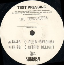 The Persuaders - Beethoven / En 78 - Subrosa - 1997 - UK - Qzs 017