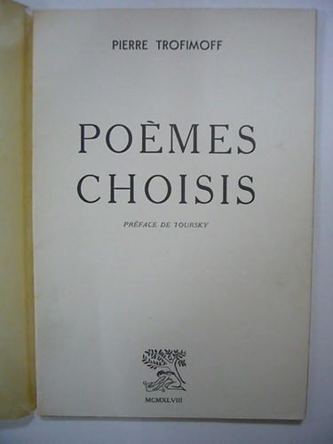 Pierre trofimoff poemes - trofimoff,