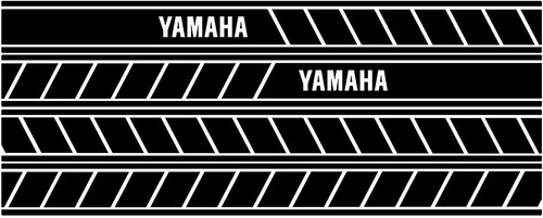 Stickers bandes pour yamaha - 4,