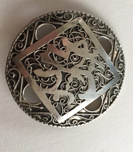 Broche pendentif bouclier - broche/pendentif, "bouclier"/