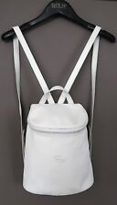 AUTH. SAC À DOS LONGCHAMP PARIS EN CUIR BLANC *ÉDITION LIMITÉE *EXCELLENT ÉTAT