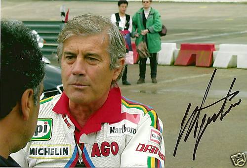 Giacomo agostini signed auto - agostini,