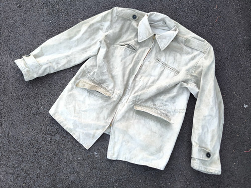 Vintage veste toile délavée