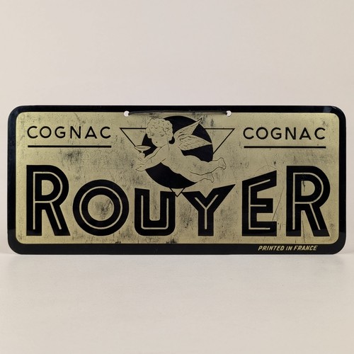 Plaque publicitaire cognac - plaque,