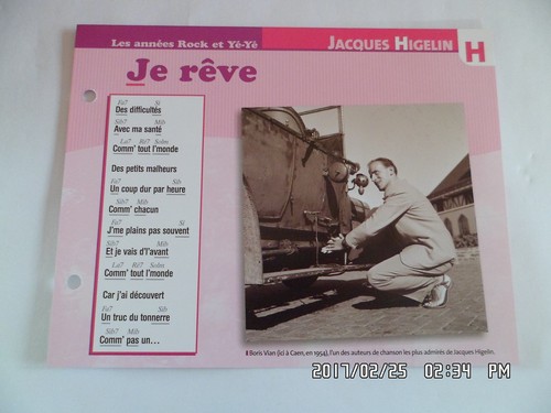 Carte fiche plaisir chanter - fiche,