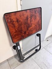 Table d'Appoint sur Roues/Pied Fixé Bout de Canapé Table de Chevet Salon Chambre