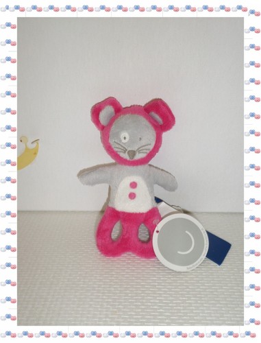 Doudou peluche plat hochet - -,