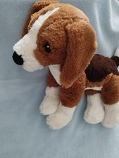 Doudou peluche chien bouvier bernois marron noir blanc IKEA Tbe Long 35Cm Env