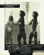 Publicité Advertising 129 1983  appareil photo Olympus XA2   automatique 