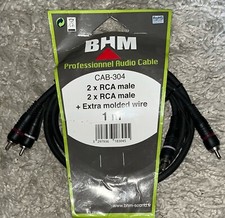 Câble Audio  Hi-fi /Studio /Sono Grosse Section RCA X2 Stéréo 1 M