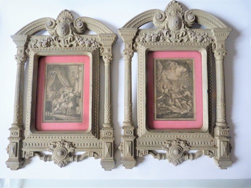 Rare paire anciens cadres - rare,