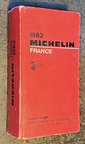 Guide michelin rouge 1982 - rouge,
