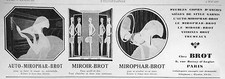 PUBLICITÉ 1929 MIROIR BROT