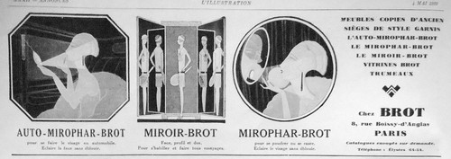 Publicité 1929 miroir - 1929,