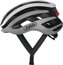 ABUS Casque Vélo Course Professionnel Haut de gamme AIRBREAKER  SILVER White   M