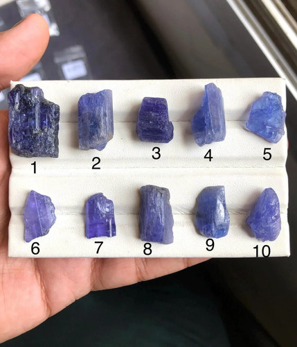 Aaa tanzanite bleu brut - aaa,