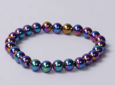 Bracelet de perles Hématite