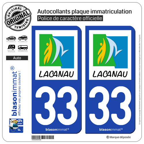 Stickers autocollant plaque - 2,